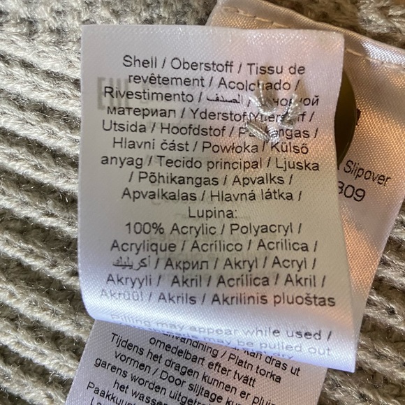 Cream Knitted Slipover with Hood - Picture 6 of 8